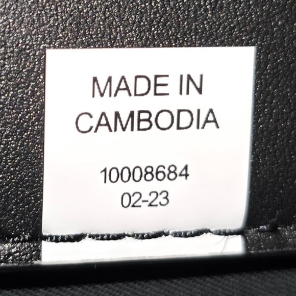 TORY BURCH BLACK GEO LOGO Top Zip Tote Shoulder Bag Style #143364 - Picture 5 of 7